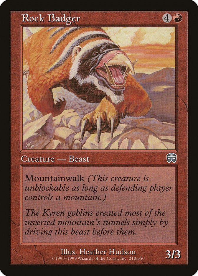 Rock Badger [Mercadian Masques] [Foil]