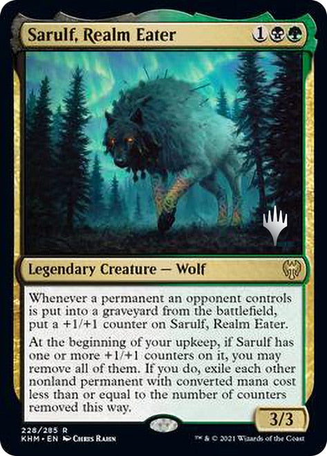Sarulf, Realm Eater (Promo Pack) [Kaldheim Promos] [Foil]