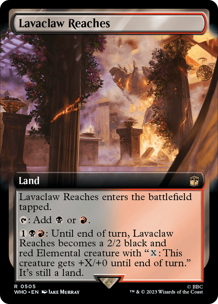 Lavaclaw Reaches (Extended Art) [Doctor Who] [Foil]