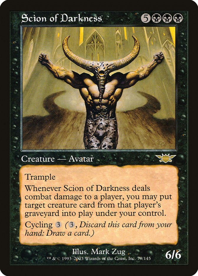 Scion of Darkness [Legions] [Foil]