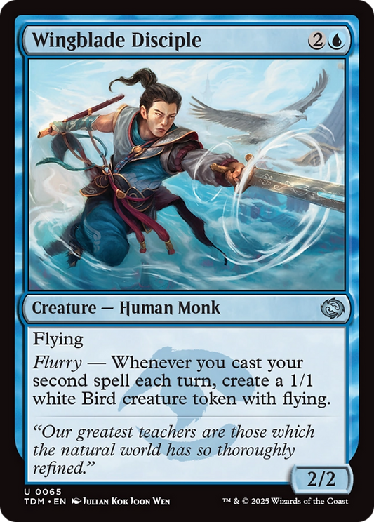 Wingblade Disciple [Tarkir: Dragonstorm] [Foil]