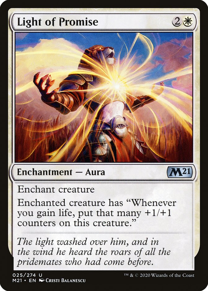 Light of Promise [Core Set 2021] [Foil]