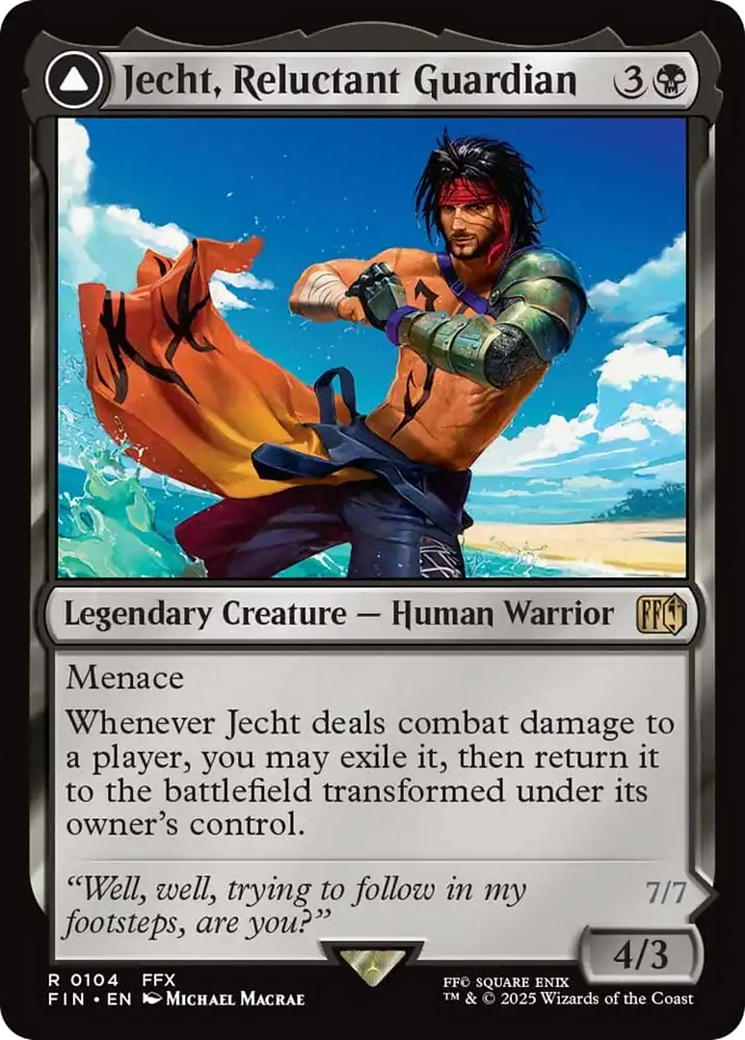 Jecht, Reluctant Guardian // Braska's Final Aeon [FINAL FANTASY] [Foil]