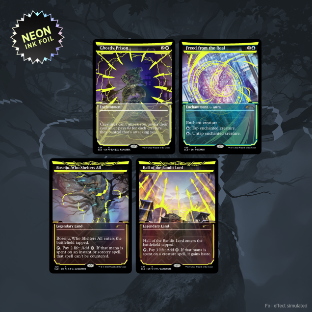 Secret Lair "Showcase: Neon Dynasty" Neon Ink Foil