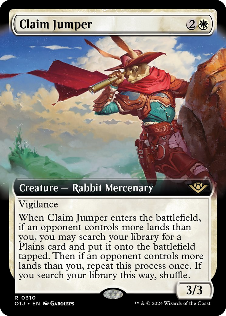 Claim Jumper (Extended Art) [Outlaws of Thunder Junction] [Foil]