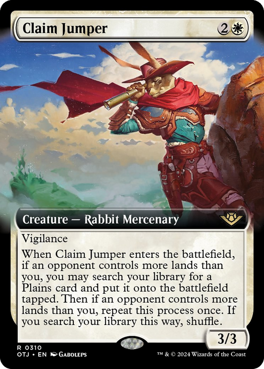 Claim Jumper (Extended Art) [Outlaws of Thunder Junction] [Foil]