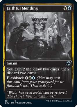 Faithful Mending [Innistrad: Double Feature] [Foil]