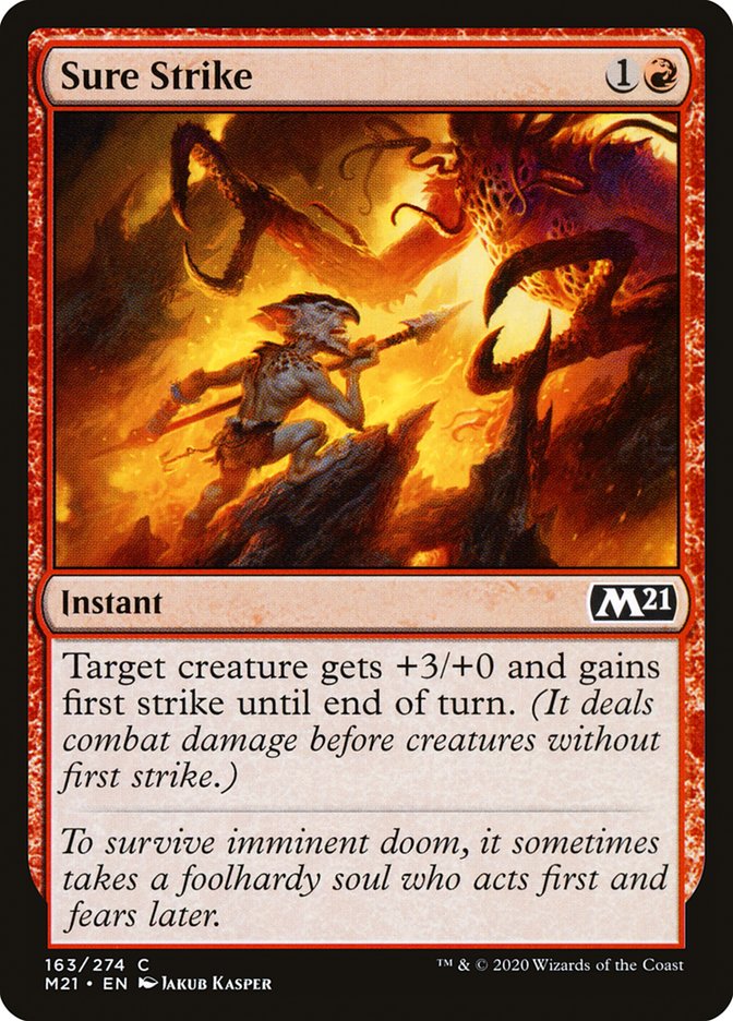 Sure Strike [Core Set 2021] [Foil]