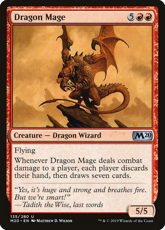 Dragon Mage [Core Set 2020] [Foil]