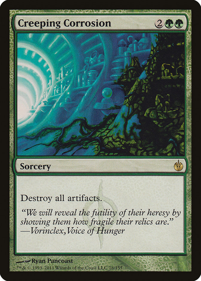 Creeping Corrosion [Mirrodin Besieged] [Foil]
