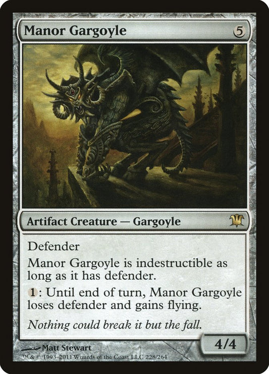 Manor Gargoyle [Innistrad] [Foil]