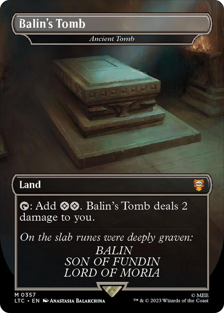 Balin's Tomb - Ancient Tomb [The Lord of the Rings: Tales of Middle-Earth Commander] [Foil]