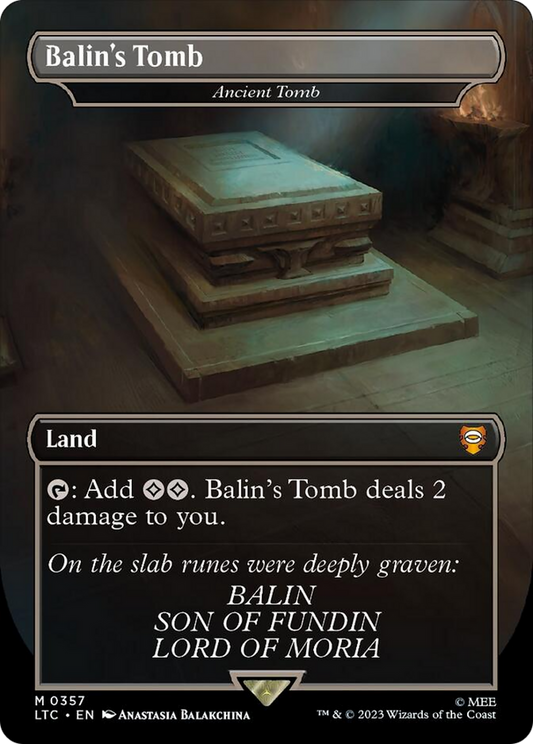 Balin's Tomb - Ancient Tomb [The Lord of the Rings: Tales of Middle-Earth Commander] [Foil]