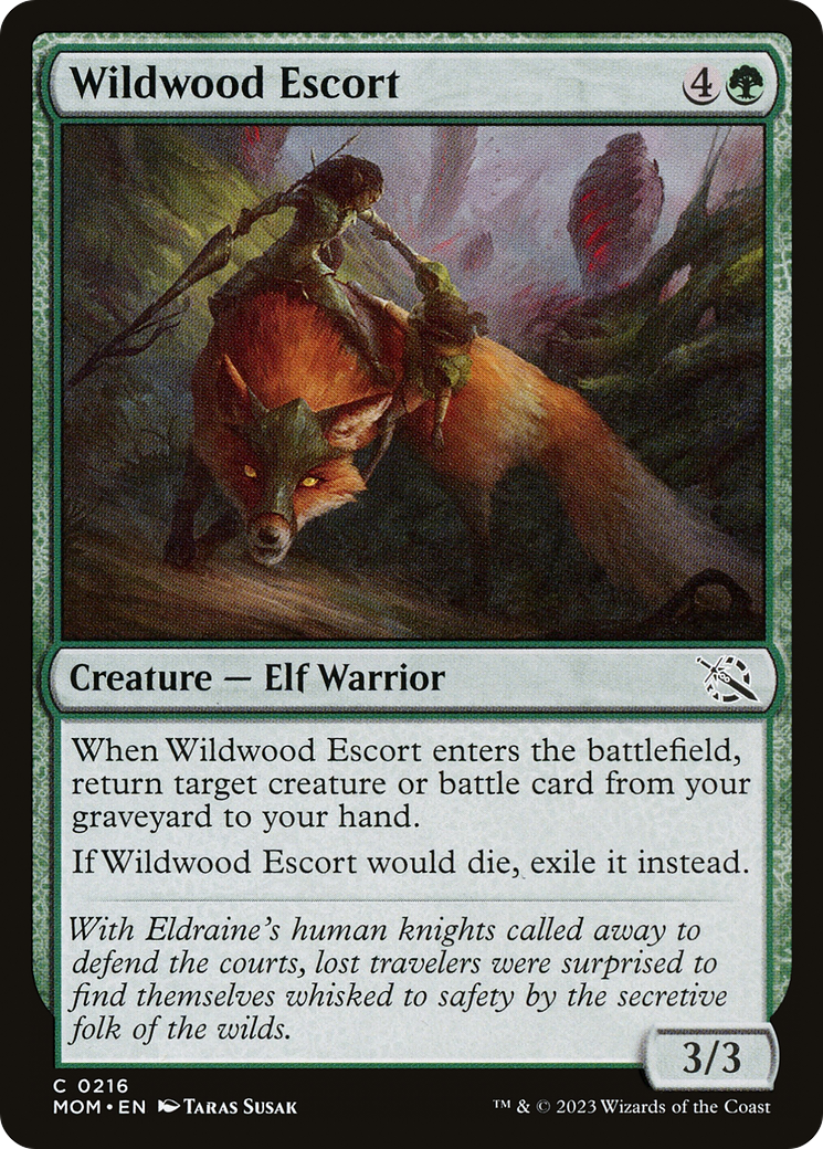Wildwood Escort [March of the Machine] [Foil]