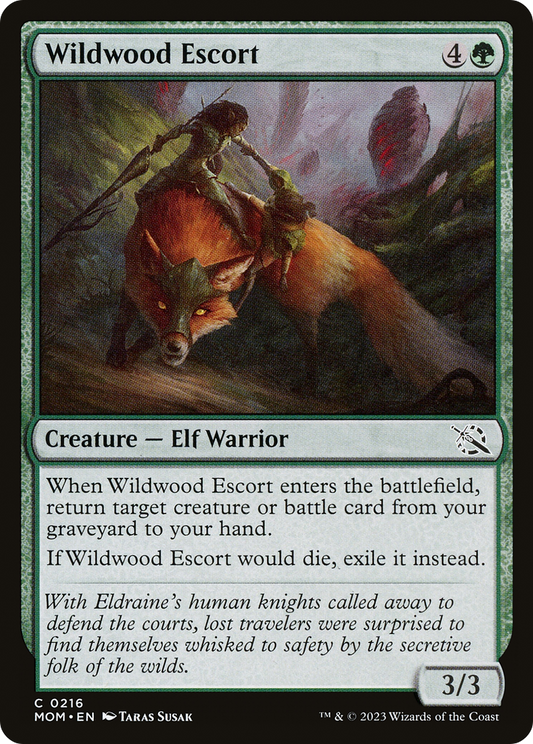 Wildwood Escort [March of the Machine] [Foil]