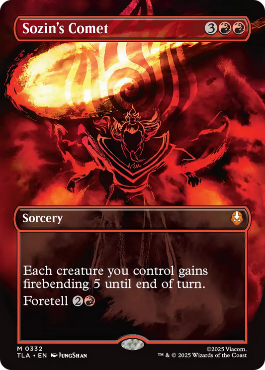 Sozin's Comet (0332) (Borderless) [Avatar: The Last Airbender] [Foil]