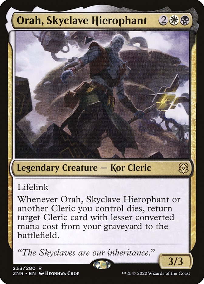 Orah, Skyclave Hierophant [Zendikar Rising] [Foil]