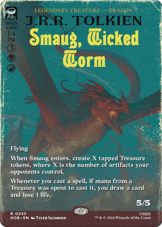 Smaug, Wicked Worm (Borderless) [The Hobbit]