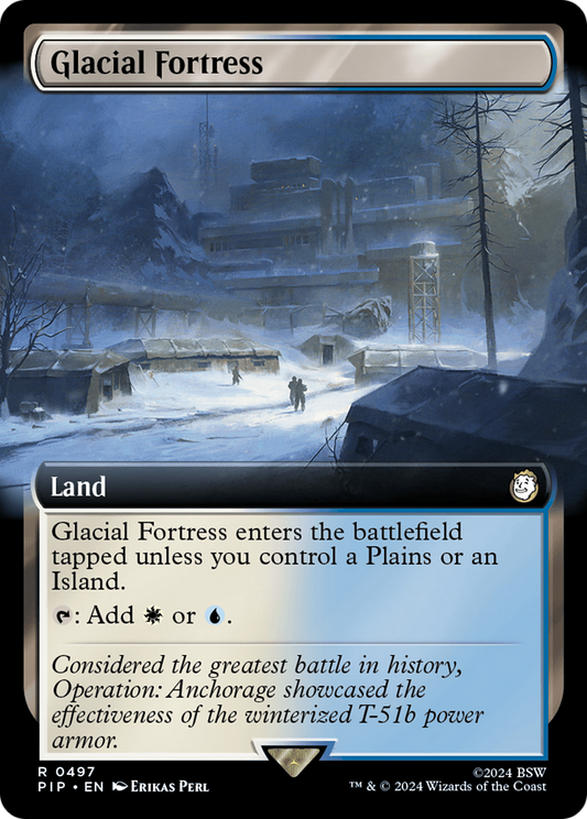 Glacial Fortress (Extended Art) [Fallout] [Foil]