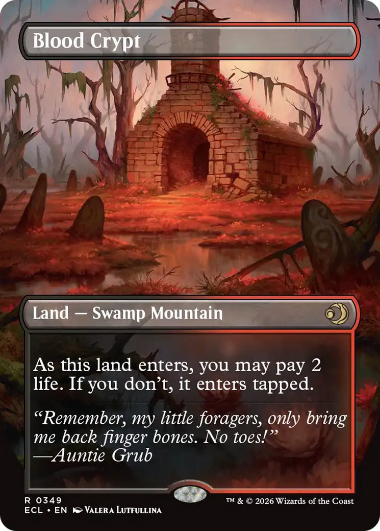 Blood Crypt (Borderless) [Lorwyn Eclipsed] [Foil]