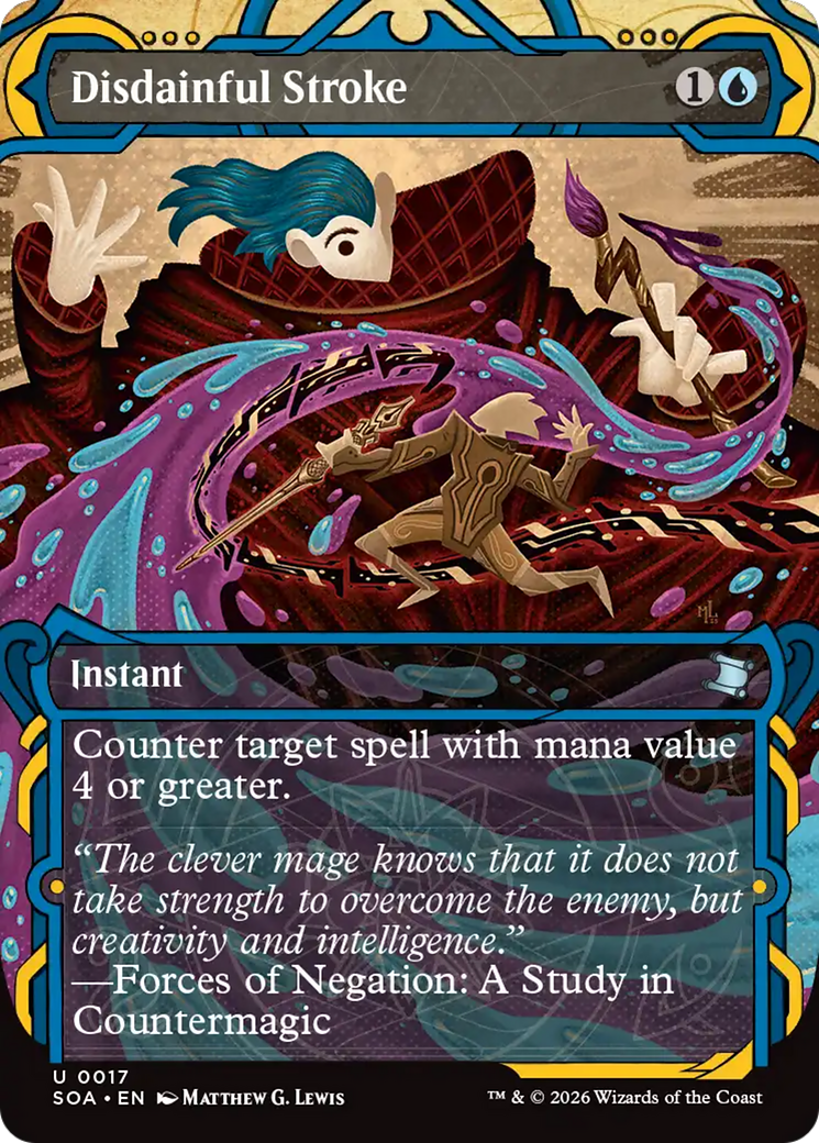 Disdainful Stroke [Secrets of Strixhaven: Mystical Archive] [Foil]