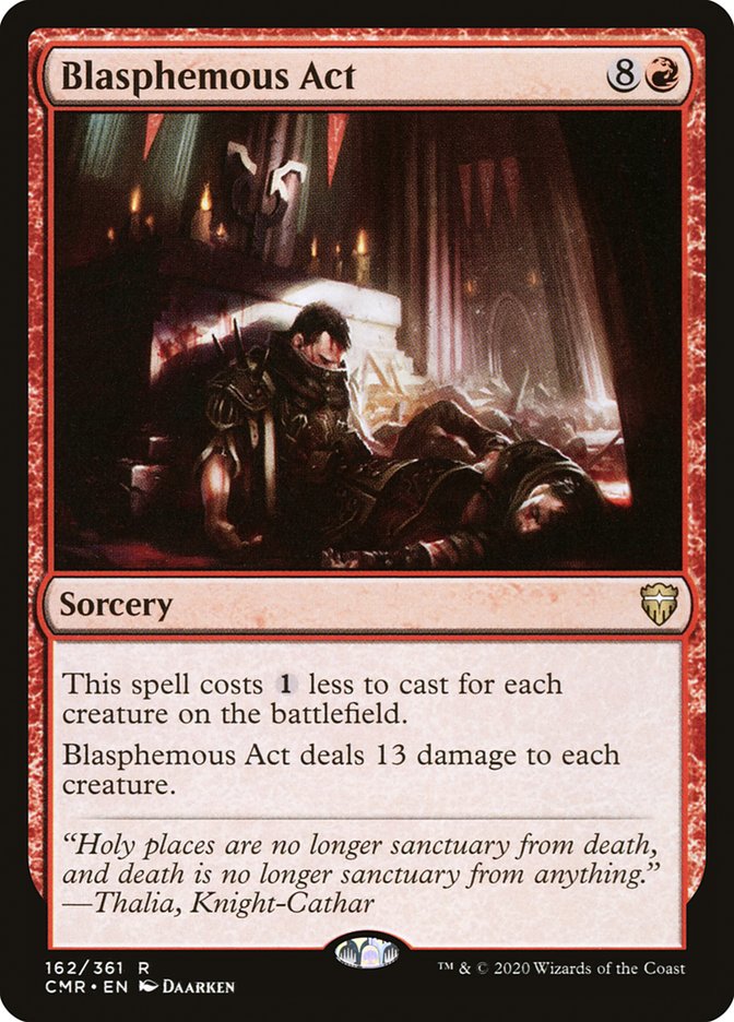 Blasphemous Act [Commander Legends] [Foil]