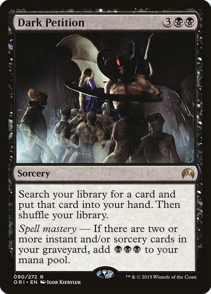 Dark Petition [Magic Origins] [Foil]