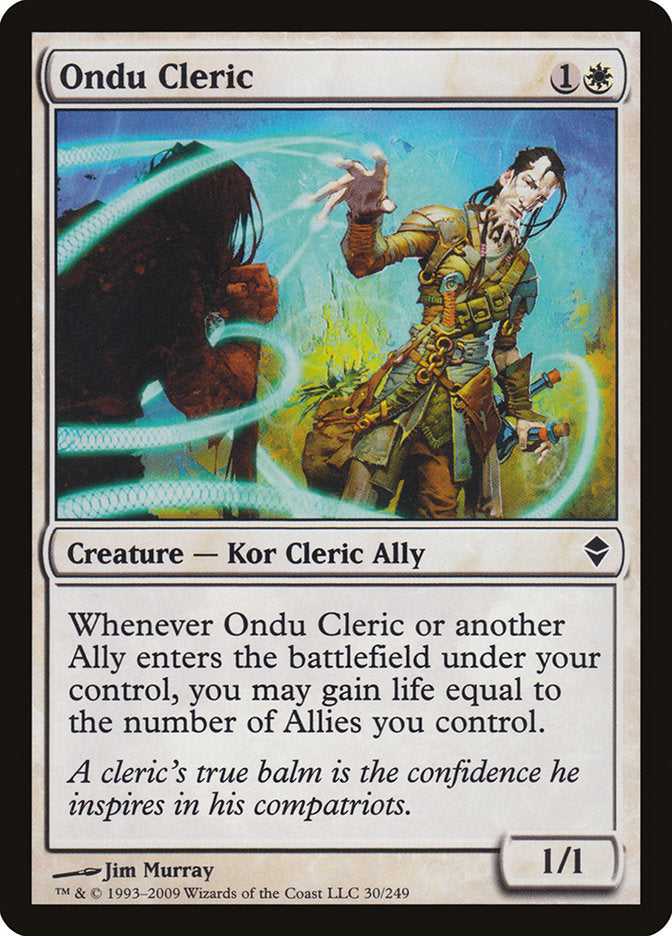 Ondu Cleric [Zendikar] [Foil]