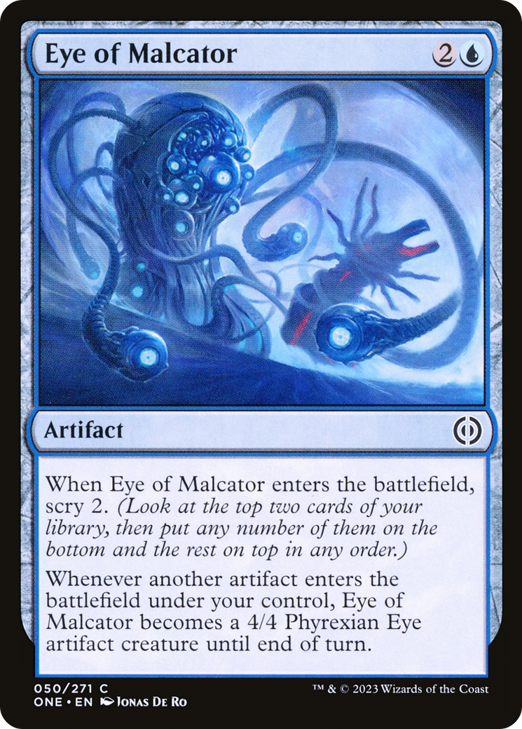 Eye of Malcator [Phyrexia: All Will Be One] [Foil]
