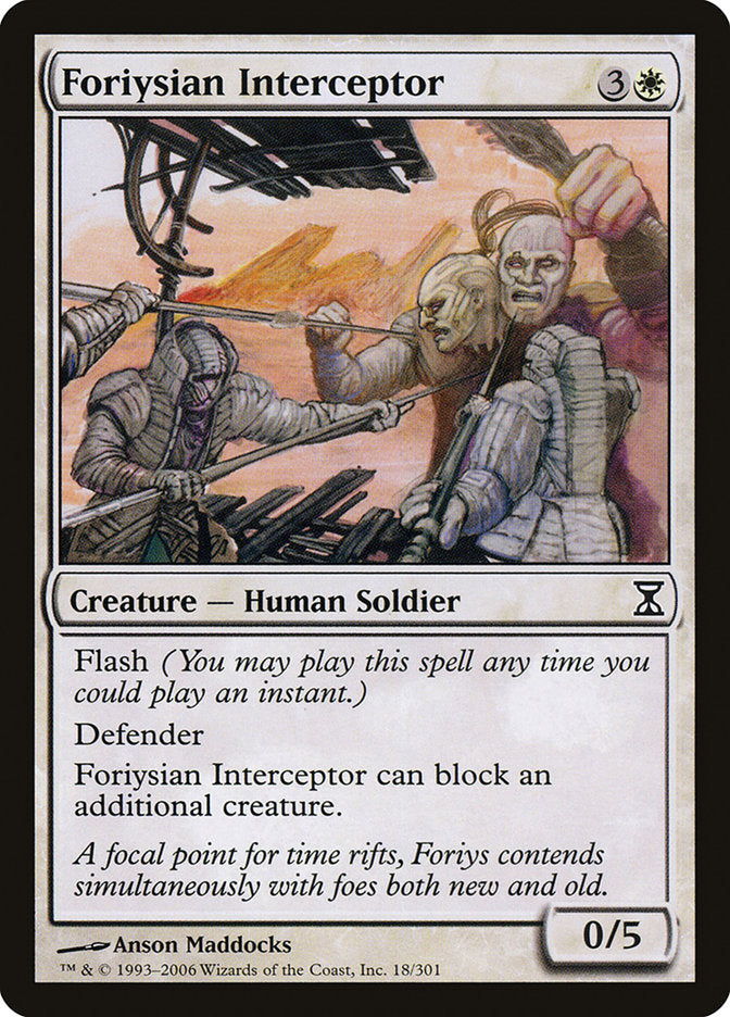 Foriysian Interceptor [Time Spiral] [Foil]