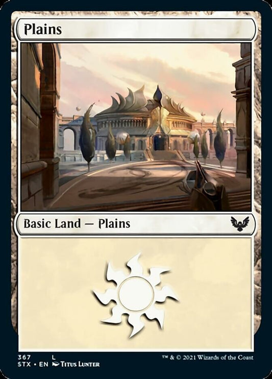Plains (367) [Strixhaven: School of Mages] [Foil]