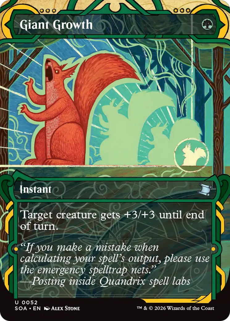 Giant Growth [Secrets of Strixhaven: Mystical Archive] [Foil]