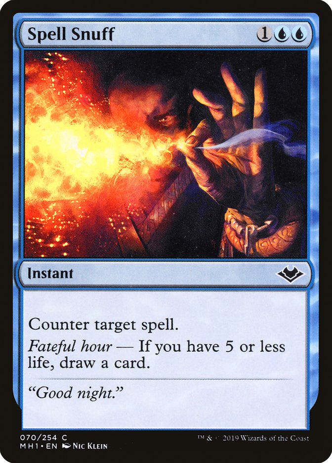 Spell Snuff [Modern Horizons] [Foil]
