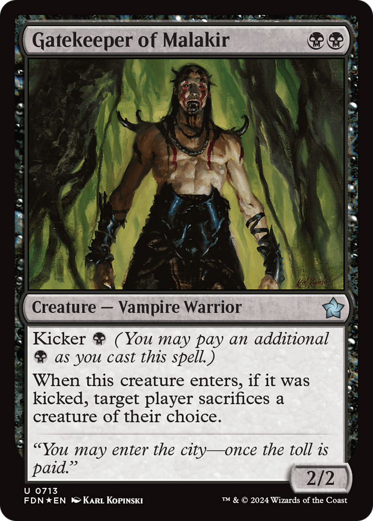 Gatekeeper of Malakir [Foundations] [Foil]