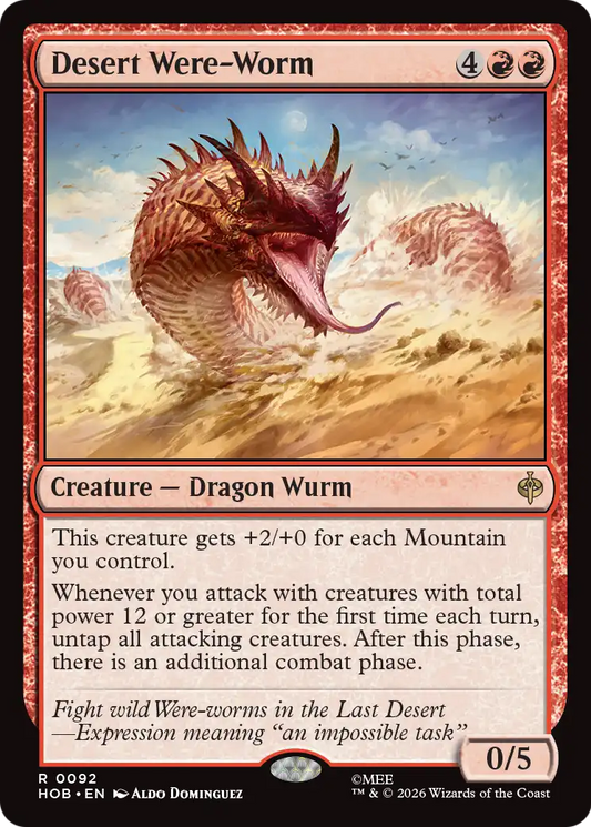 Desert Were-Worm [The Hobbit]