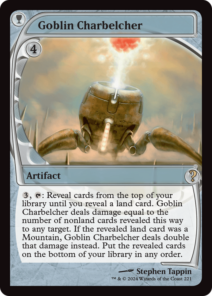 Goblin Charbelcher (Future Sight) [Mystery Booster 2] [Foil]