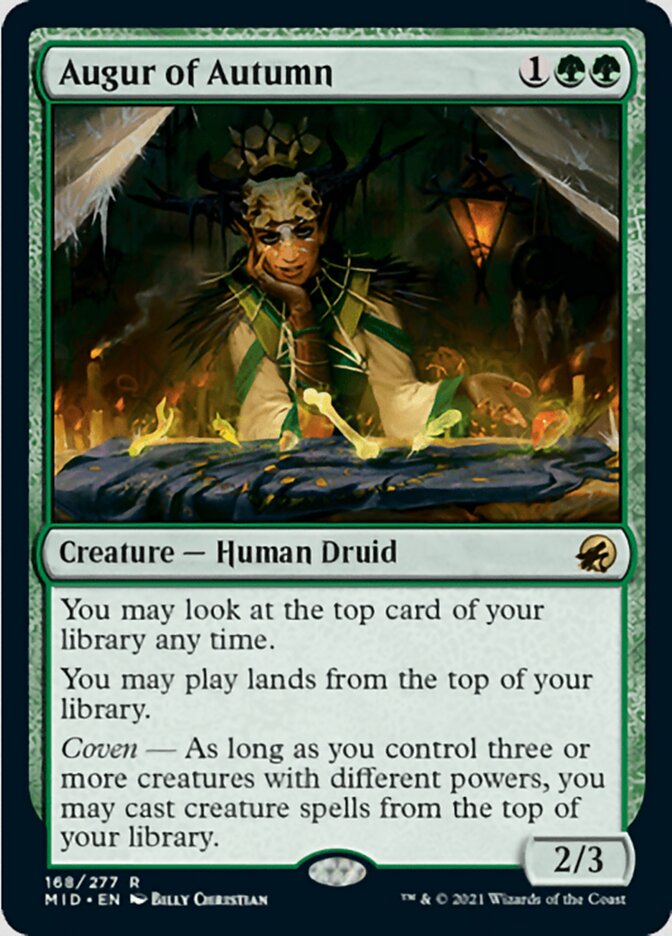 Augur of Autumn [Innistrad: Midnight Hunt] [Foil]