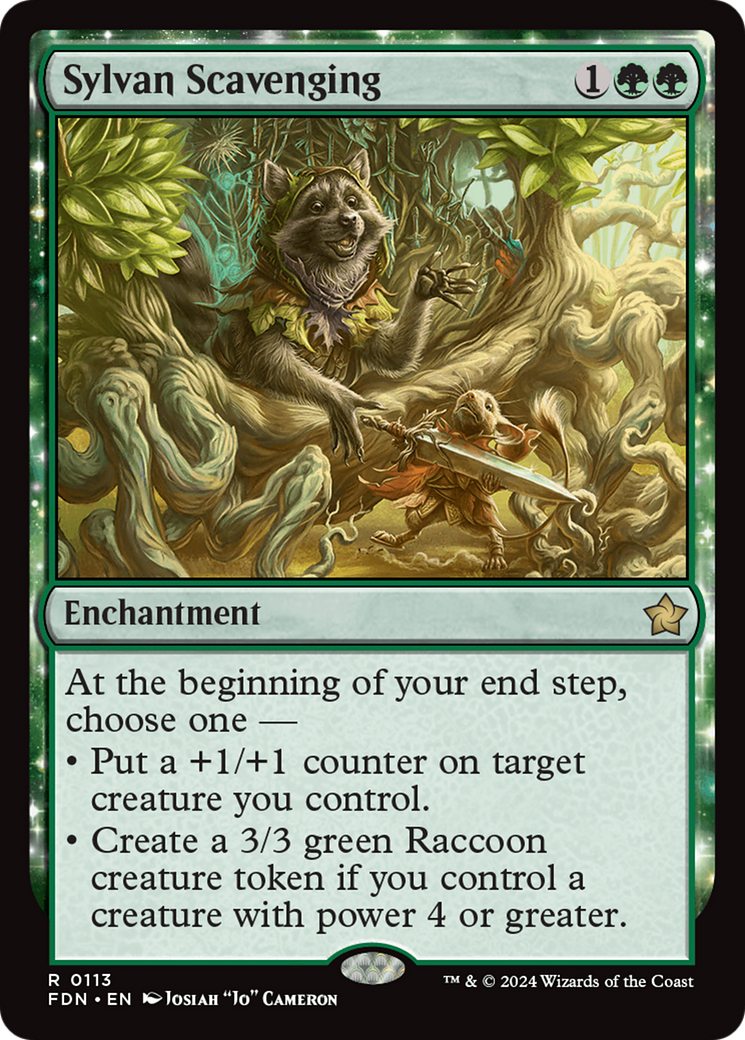 Sylvan Scavenging [Foundations] [Foil]