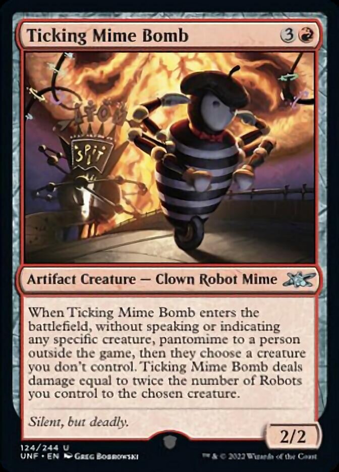 Ticking Mime Bomb [Unfinity] [Foil]