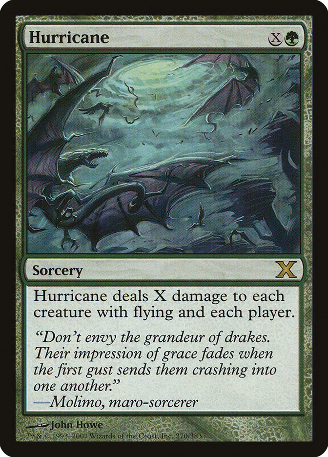 Hurricane [Tenth Edition] [Foil]