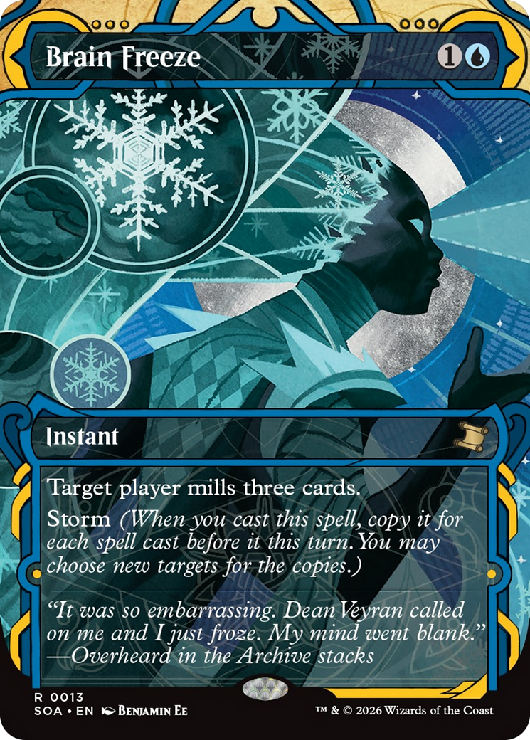 Brain Freeze [Secrets of Strixhaven: Mystical Archive] [Foil]