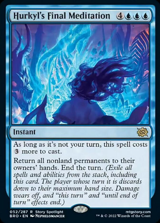 Hurkyl's Final Meditation [The Brothers' War] [Foil]