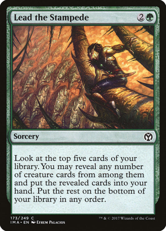 Lead the Stampede [Iconic Masters] [Foil]