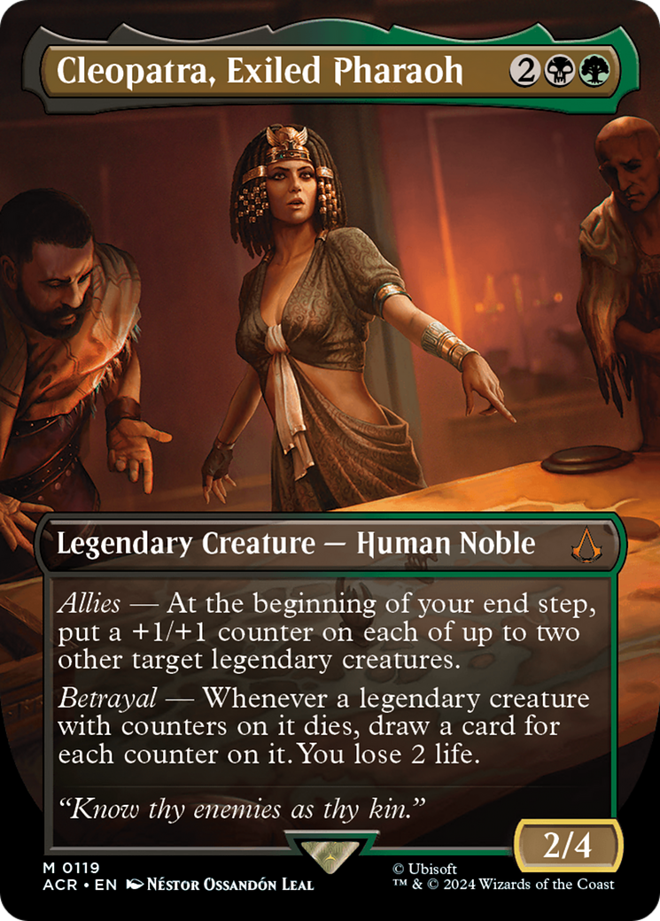 Cleopatra, Exiled Pharaoh (Borderless) [Assassin's Creed] [Foil]