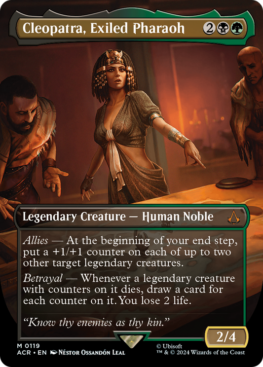 Cleopatra, Exiled Pharaoh (Borderless) [Assassin's Creed] [Foil]