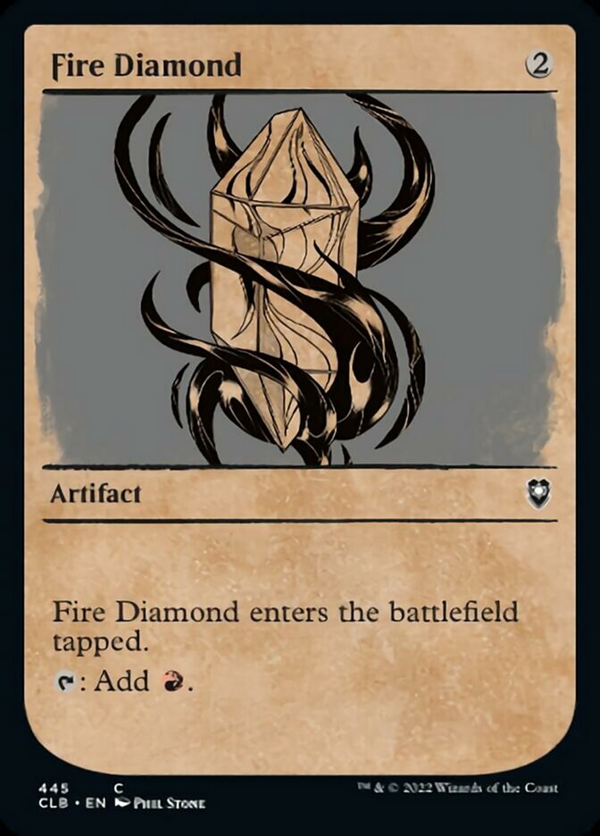 Fire Diamond (Showcase) [Commander Legends: Battle for Baldur's Gate] [Foil]