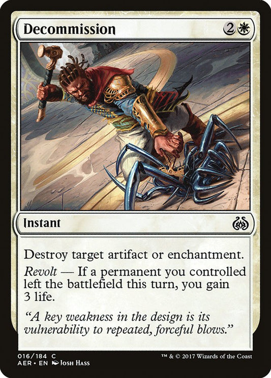 Decommission [Aether Revolt] [Foil]