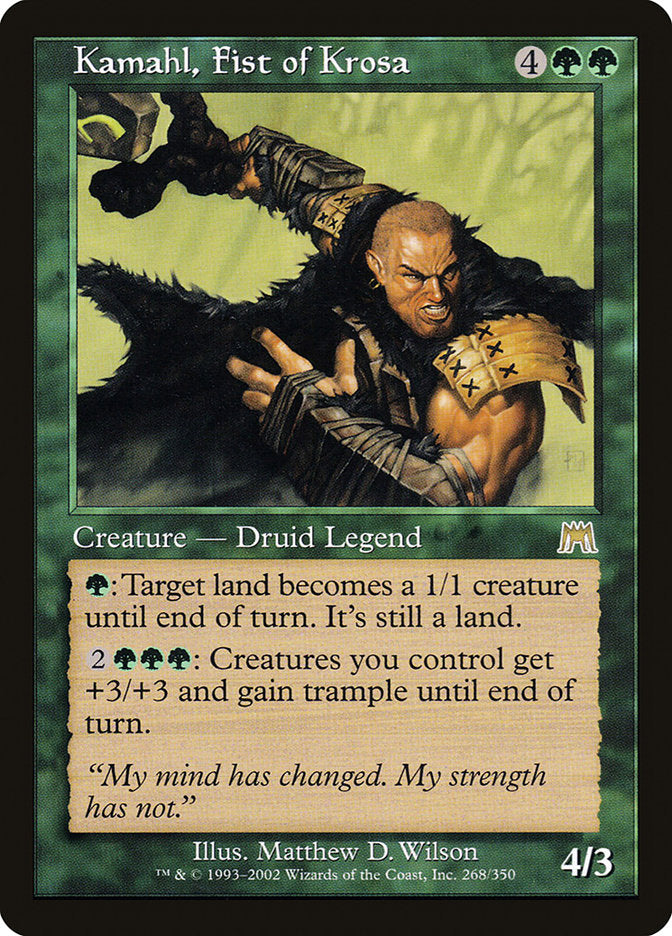 Kamahl, Fist of Krosa [Onslaught] [Foil]