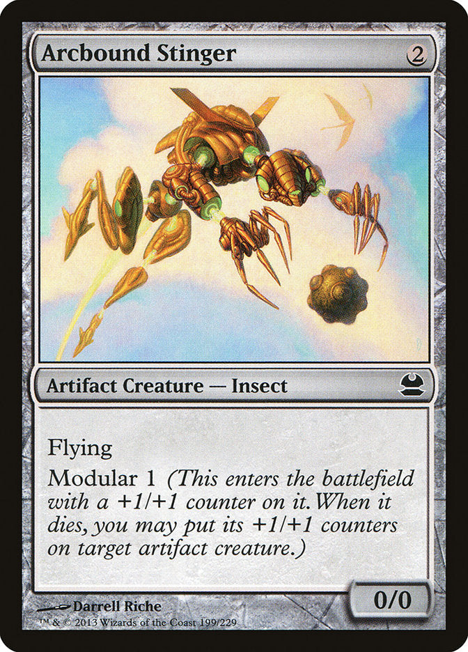 Arcbound Stinger [Modern Masters] [Foil]