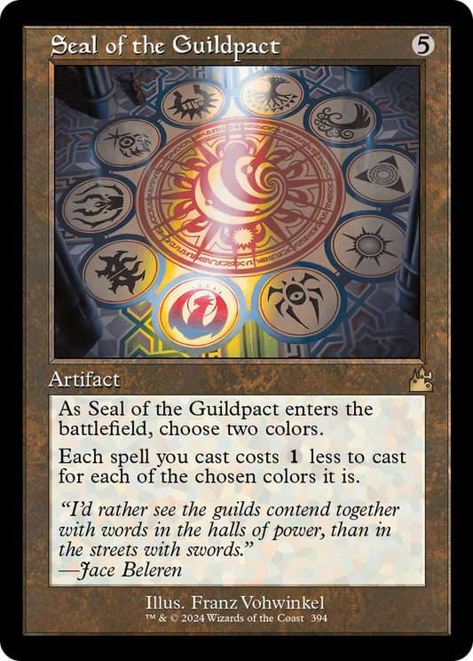 Seal of the Guildpact (Retro Frame) [Ravnica Remastered] [Foil]